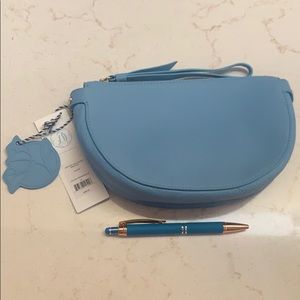 Draper James Half moon wristlet